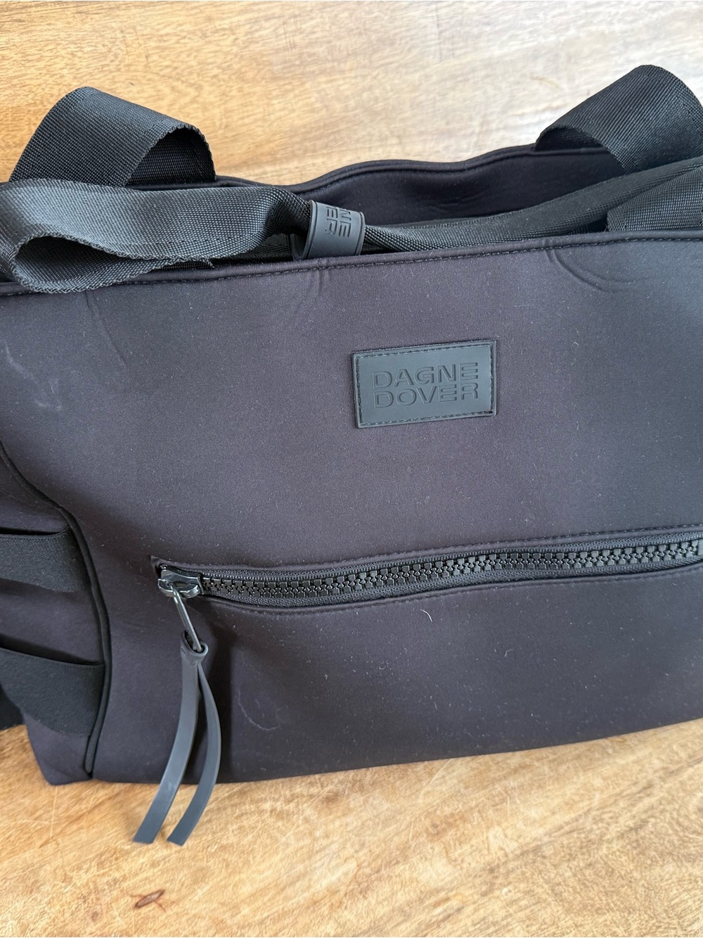Dagne Dover Wade Diaper Tote on Onyx Black